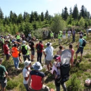 Balade pour le projet éolien des Ailes de Taillard en 2018 - Loire