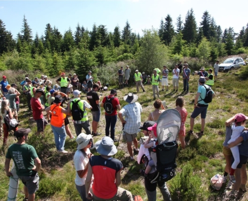 Balade pour le projet éolien des Ailes de Taillard en 2018 - Loire
